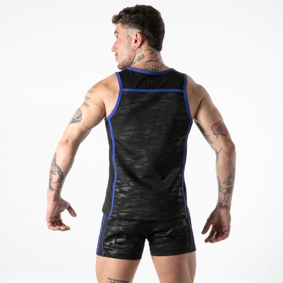 LOCKER GEAR - FULL MILITARY ACCESS TANKTOP BLUE S thumb 3