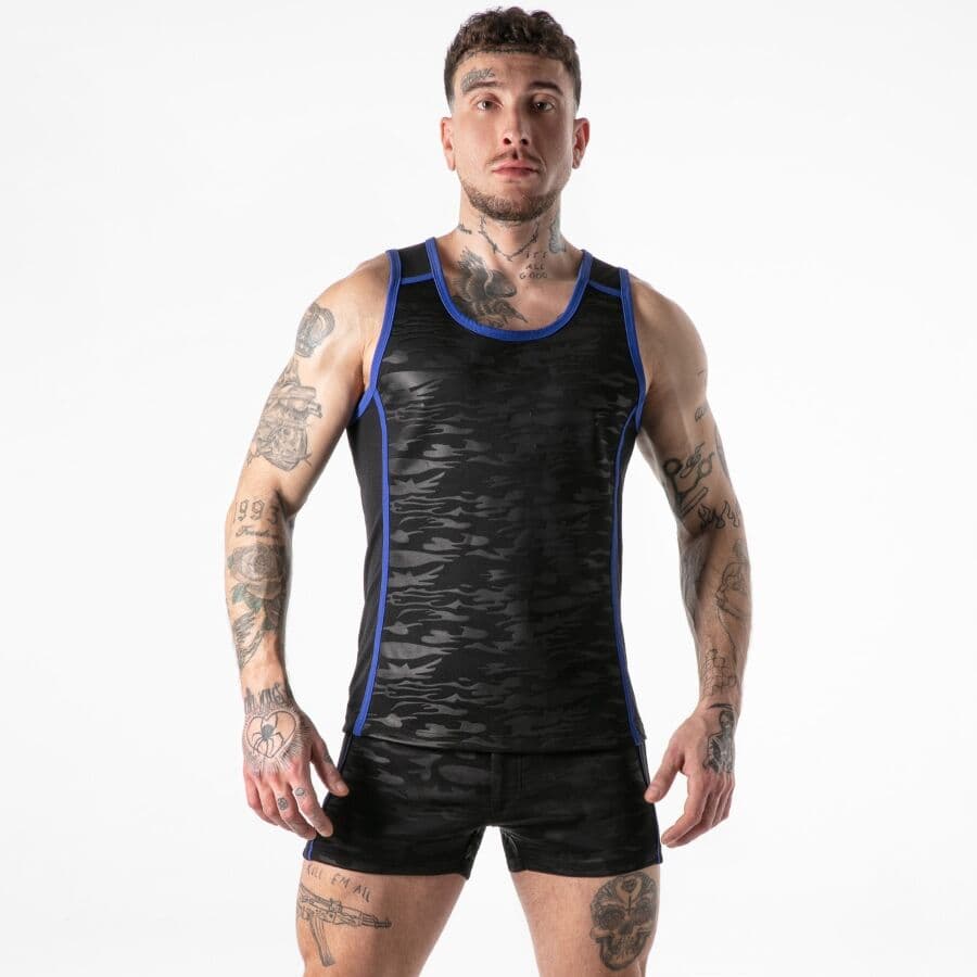 LOCKER GEAR - FULL MILITARY ACCESS TANKTOP BLUE S thumb 2