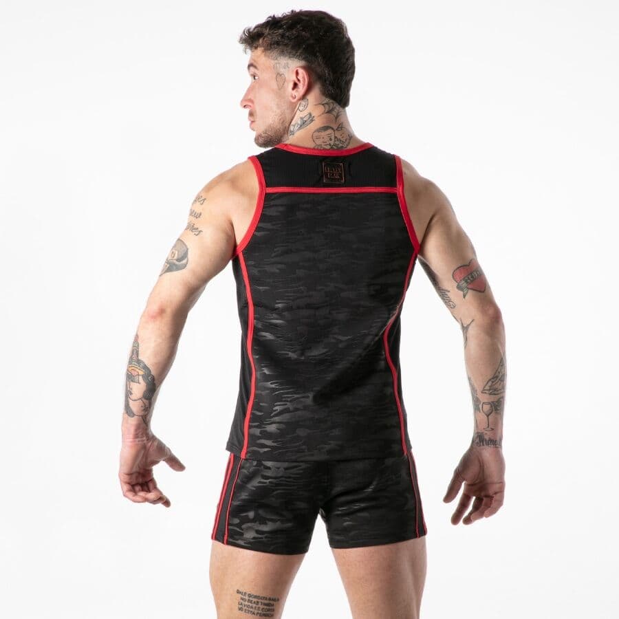 LOCKER GEAR - FULL MILITARY ACCESS TANKTOP RED M thumb 3