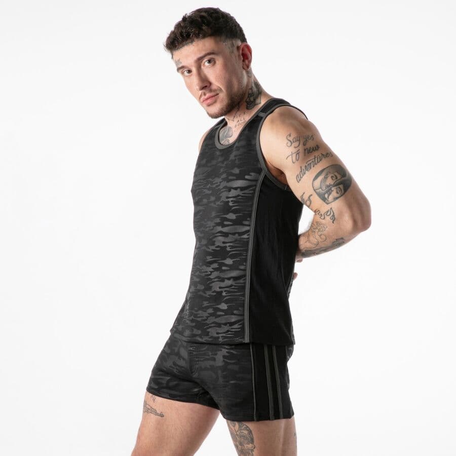 LOCKER GEAR - FULL MILITARY ACCESS TANKTOP BLACK XL