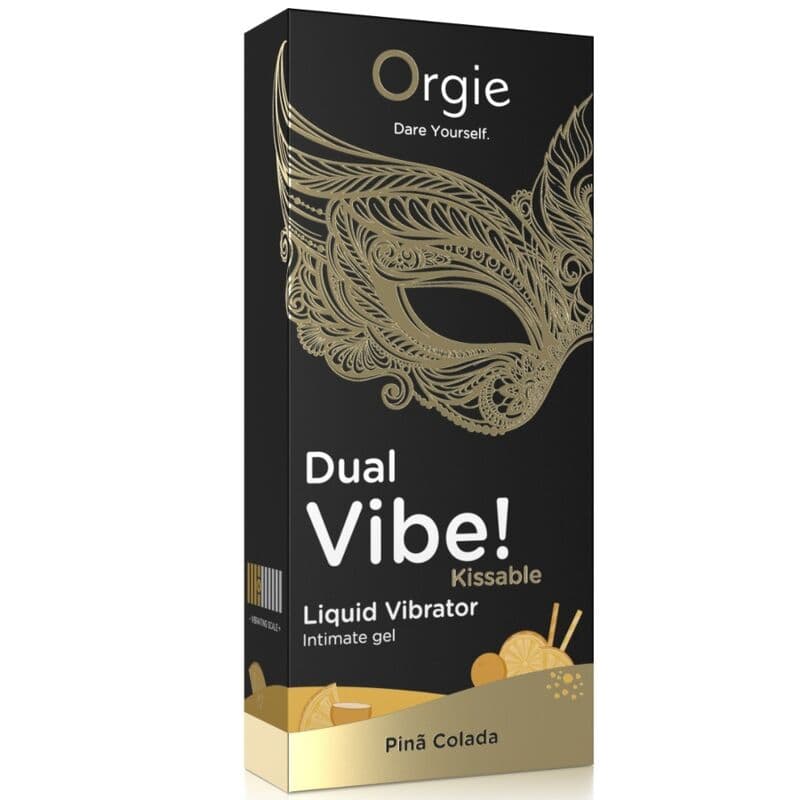 ORGIE - DUAL VIBE! PIÑA COLADA KISSABLE LIQUID VIBRATOR 15 ML thumb 3