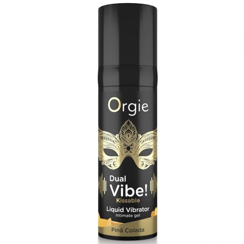 ORGIE - DUAL VIBE! PIÑA COLADA KISSABLE LIQUID VIBRATOR 15 ML thumb 2