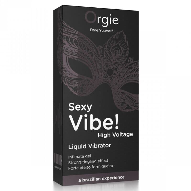ORGIE - SEXY VIBE! HIGH VOLTAGE EXTRA STRONG LIQUID VIBRATOR 15 ML thumb 3