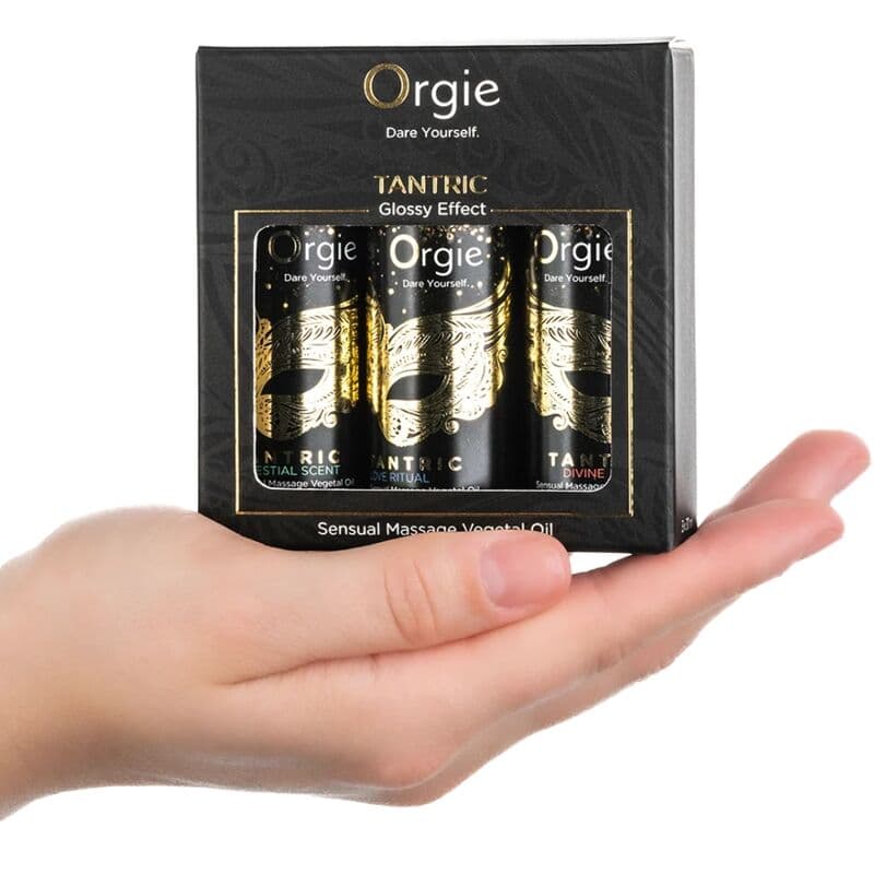 ORGIE - TANTRIC MINI SIZE COLLECTION SENSUAL MASSAGE OILS 3 X 30 ML thumb 2