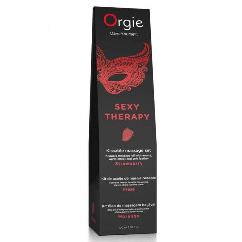 ORGIE - LIPS MASSAGE STRAWBERRY KISSABLE MASSAGE SET 100 ML thumb 3