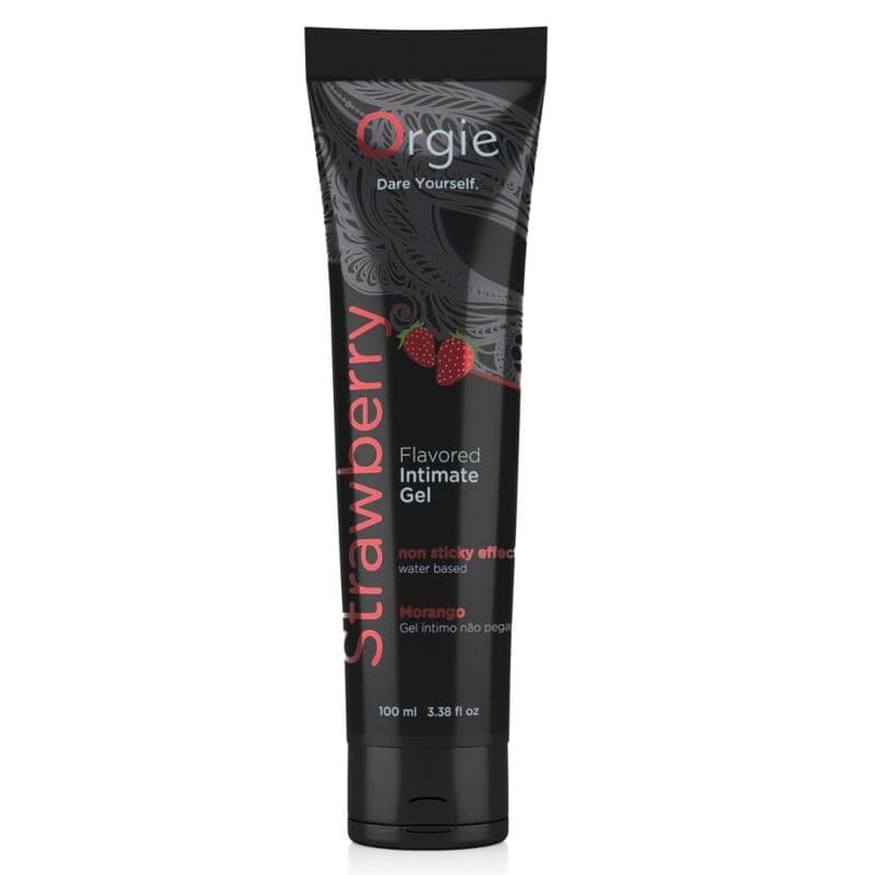 ORGIE - LUBE TUBE STRAWBERRY KISSABLE WATER-BASED INTIMATE GEL 100 ML thumb 2