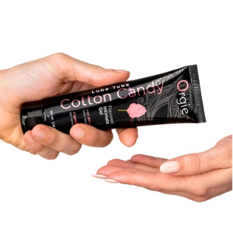 ORGIE - LUBE TUBE COTTON CANDY KISSABLE WATER-BASED INTIMATE GEL 100 ML thumb 3