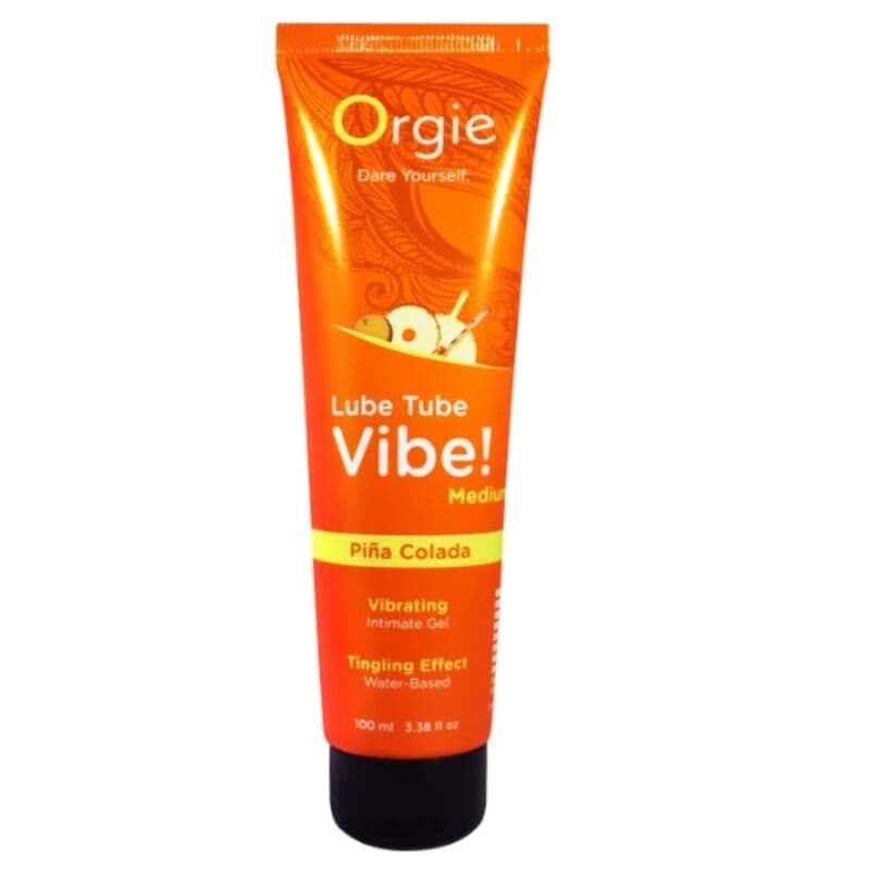 ORGIE - LUBE TUBE VIBE! PIÑA COLADA KISSABLE INTIMATE GEL MEDIUM TINGLING 100 ML thumb 2