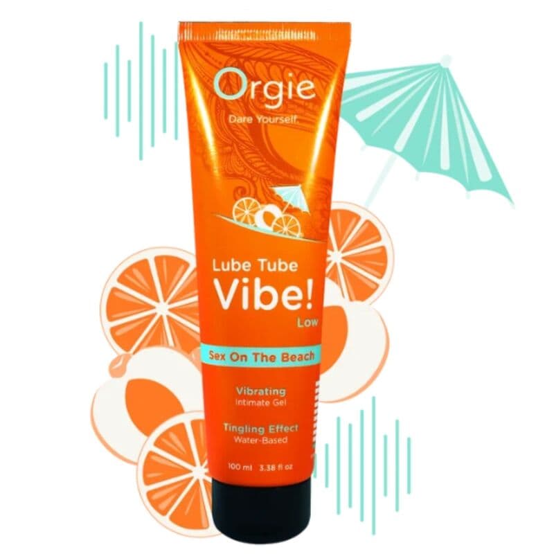 ORGIE - LUBE TUBE VIBE! SEX ON THE BEACH KISSABLE INTIMATE GEL LOW TINGLING 100 ML thumb 3