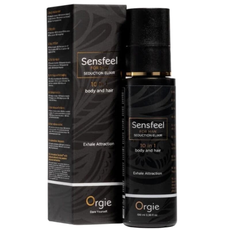 ORGIE - SENSFEEL FOR MAN SEDUCTION ELIXIR 10 IN 1 BODY AND HAIR 100 ML thumb 4