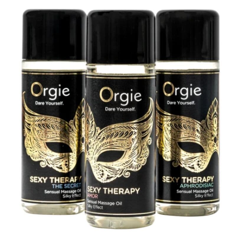 ORGIE - SEXY THERAPY MINI SIZE COLLECTION SENSUAL MASSAGE OILS 3 X 30 ML thumb 2