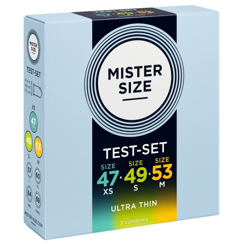 MISTER SIZE - PACK SAMPLE CONDOM SIZE 47-49-53 MM (3 UNITS) thumb 2