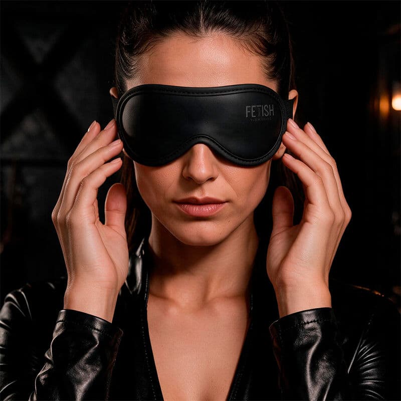 FETISH SUBMISSIVE - VEGAN LEATHER MASK II WITH NOPRENE LINING thumb 2