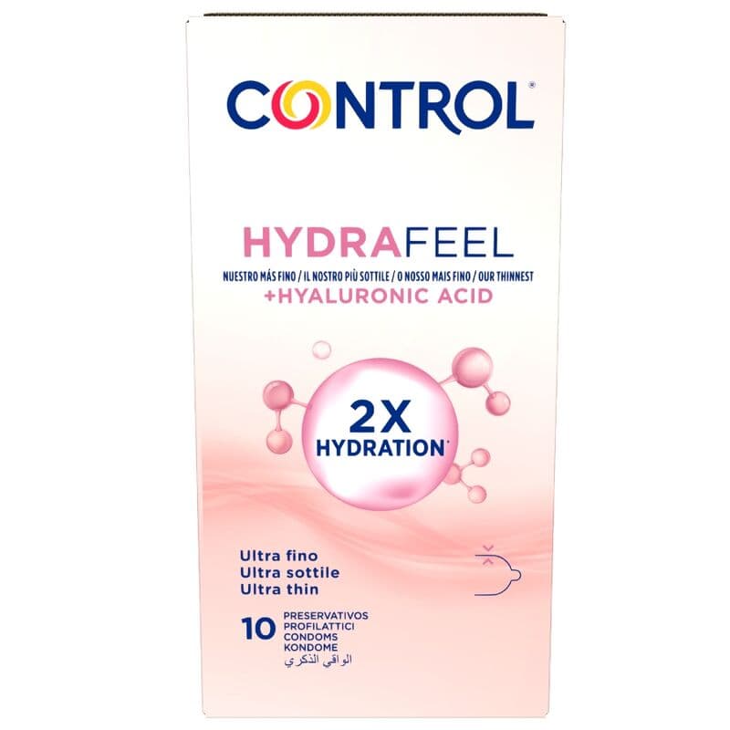 CONTROL - HYDRAFEEL ULTRA THIN CONDOMS WITH HYALURONIC ACID 10 PCS thumb 2