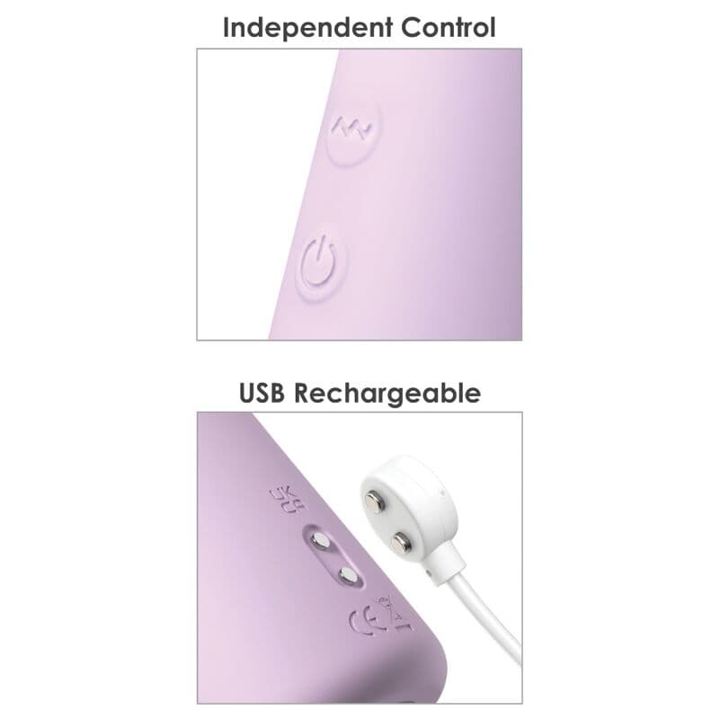 FANTASY FOR HER - FANTASY TWIST VIBRATOR TWISTMOTION WITH ROTATION AND PUSHING PURPLE thumb 3
