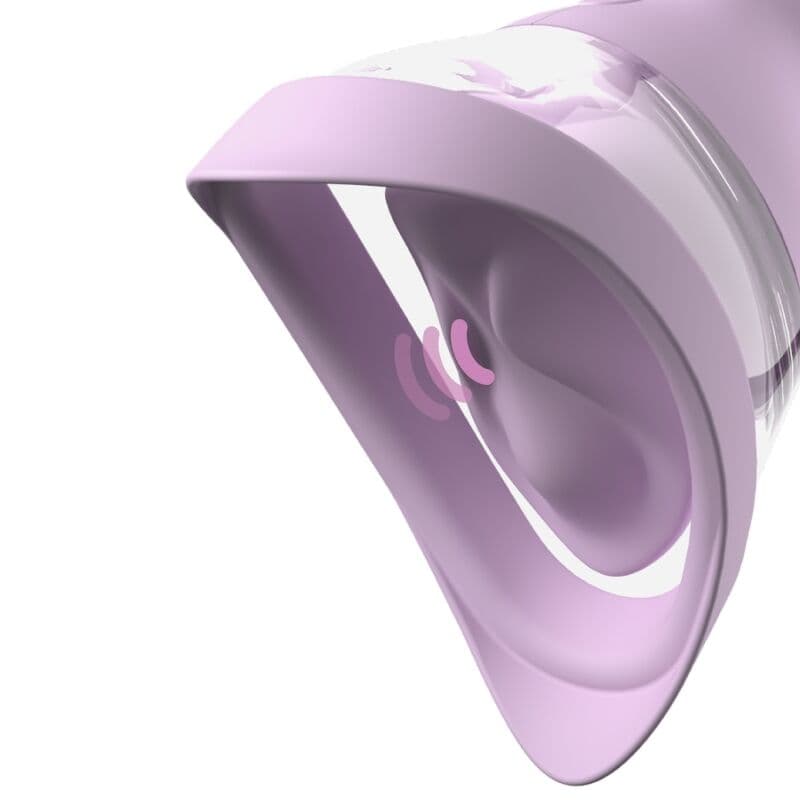 FANTASY FOR HER - VELOURA TOUCH PLEASURE PUMP INTIMATE PUMP WITH SUCTION AND VIBRATION PURPLE thumb 3