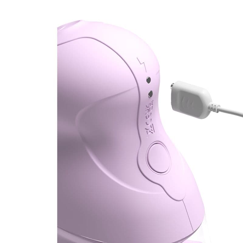 FANTASY FOR HER - VELOURA TOUCH PLEASURE PUMP INTIMATE PUMP WITH SUCTION AND VIBRATION PURPLE thumb 5