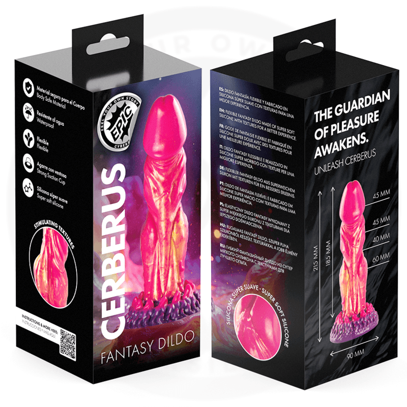 EPIC - CERBERUS DILDO MYTHOLOGICAL FIRE thumb 10