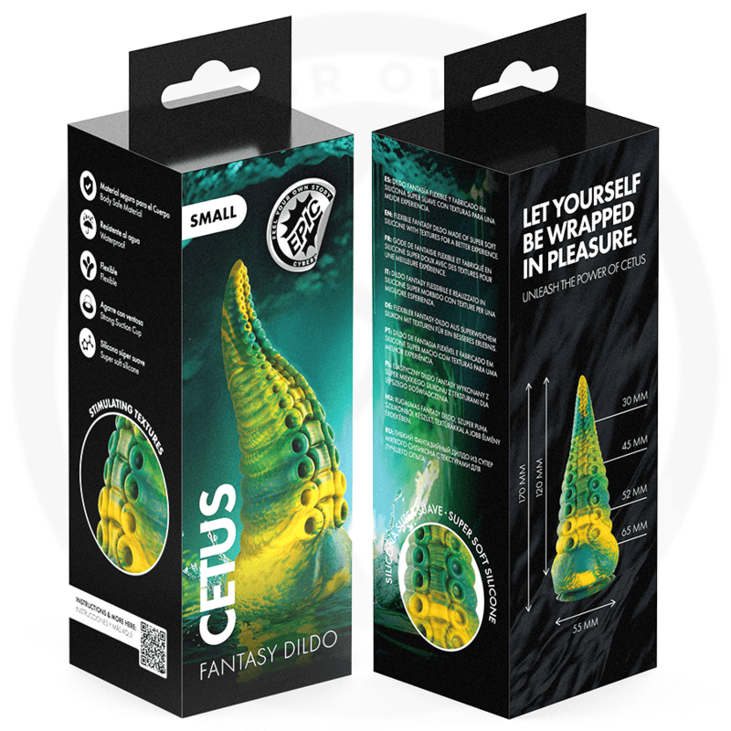 EPIC - CETUS DILDO GREEN TENTACLE SMALL SIZE thumb 10