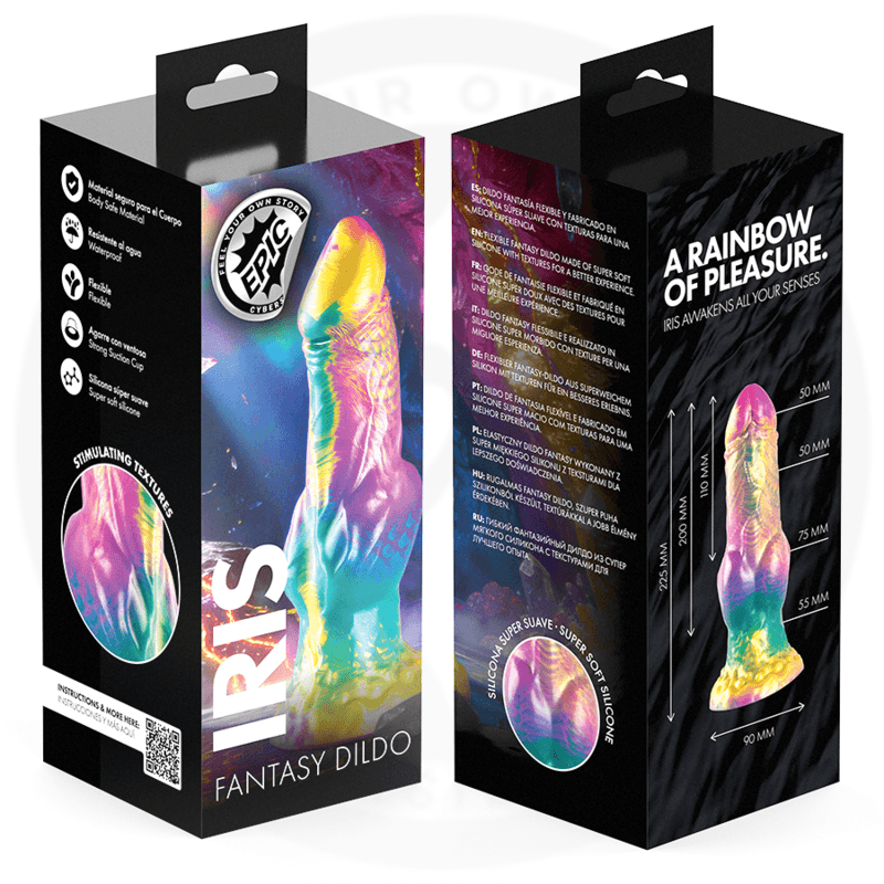 EPIC - IRIS DILDO WITH RAINBOW TESTICLES OF PLEASURE thumb 10