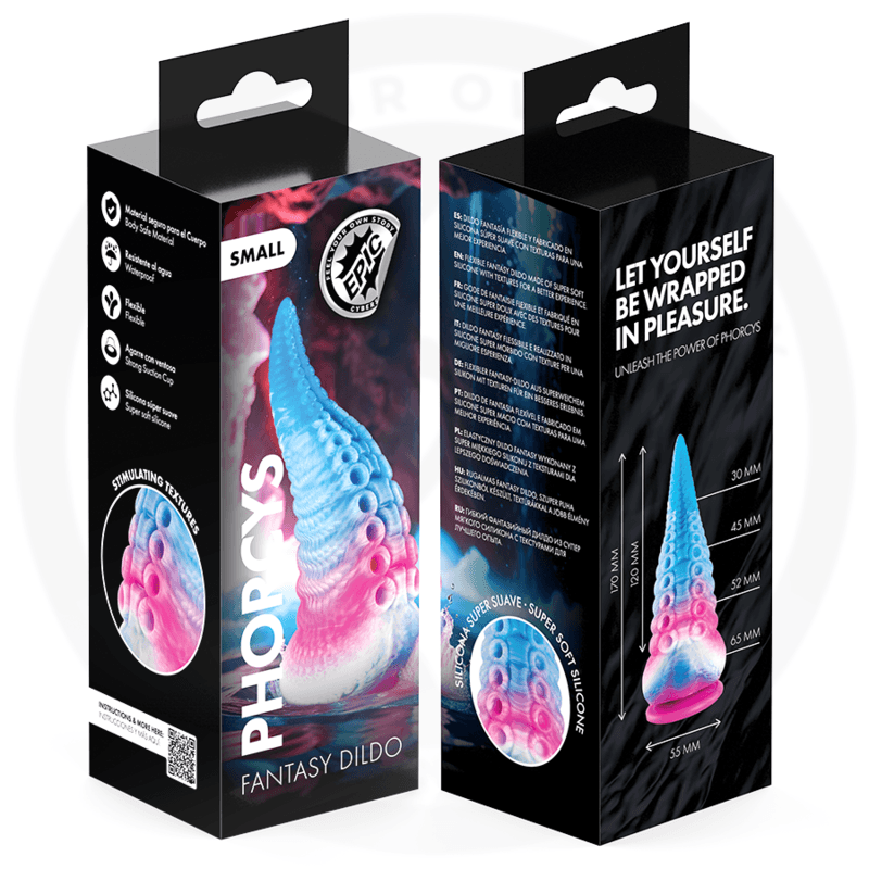 EPIC - PHORCYS BLUE TENTACLE DILDO SMALL SIZE thumb 10