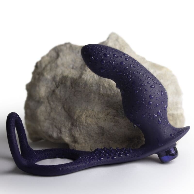 ROCKS-OFF - NOVA ZENTURIAN VIBRATING PROSTATE PLUG WITH RINGS 16 MODES DARK BLUE thumb 8