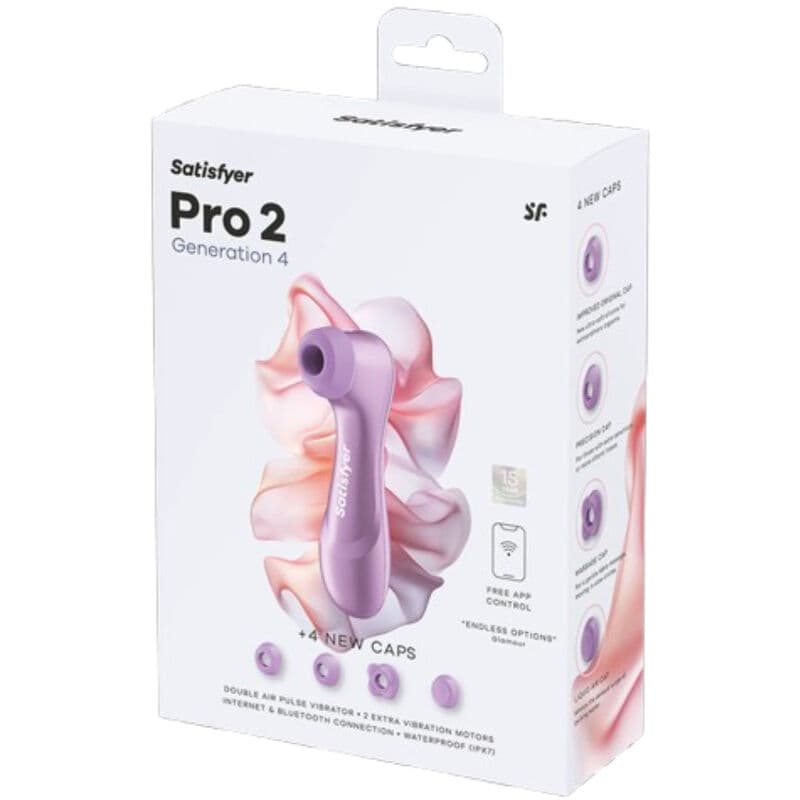 SATISFYER - PRO 2 GENERATION 4 CLITORAL STIMULATOR AMETHYST thumb 9