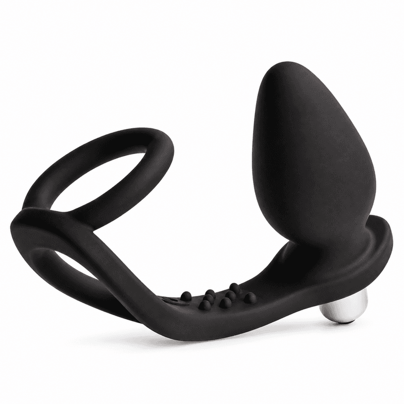 ROCKS-OFF - RO-ZEN PROSTATE VIBRATOR WITH DUAL RING 7 SPEEDS ONYX BLACK thumb 2