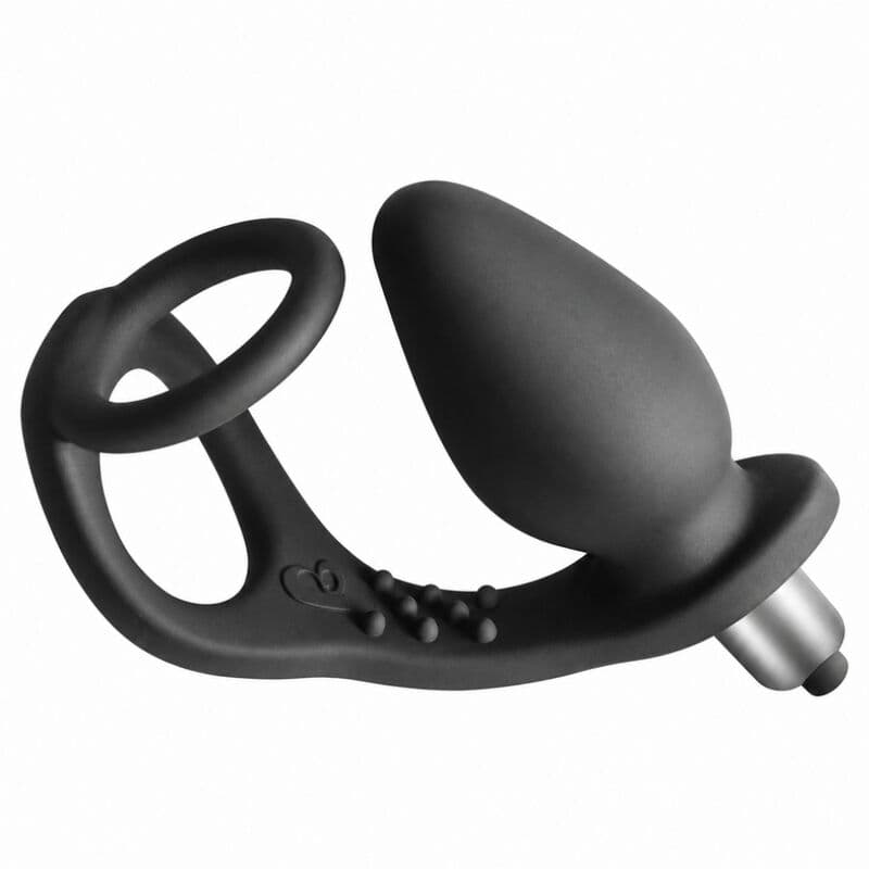 ROCKS-OFF - RO-ZEN PROSTATE VIBRATOR WITH DUAL RING 7 SPEEDS ONYX BLACK thumb 3