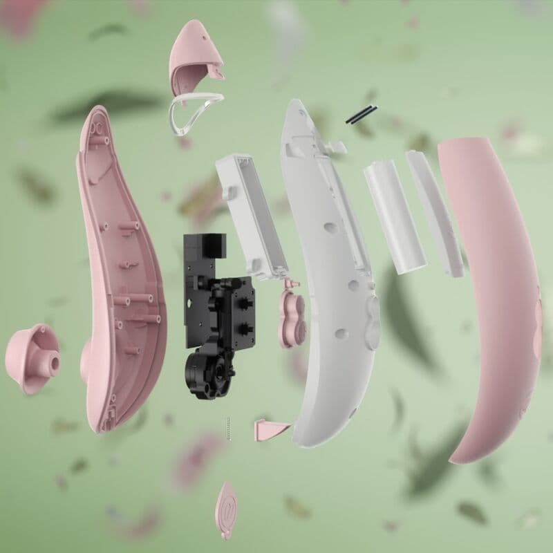 WOMANIZER - PREMIUM ECO SUCTION CLITORAL STIMULATOR 12 INTENSITY LEVELS ROSE thumb 13