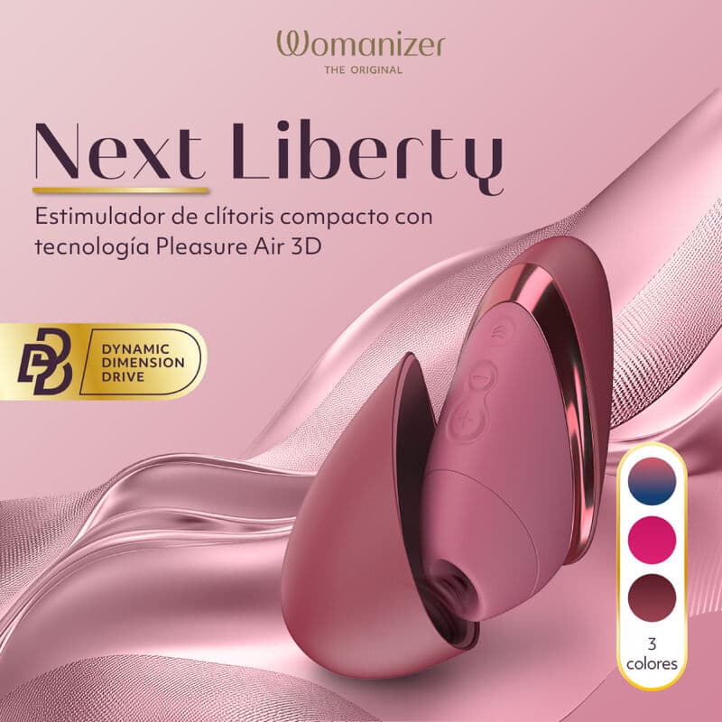 WOMANIZER - NEXT SUCTION CLITORAL STIMULATOR 14 INTENSITY LEVELS BORDEAUX thumb 16