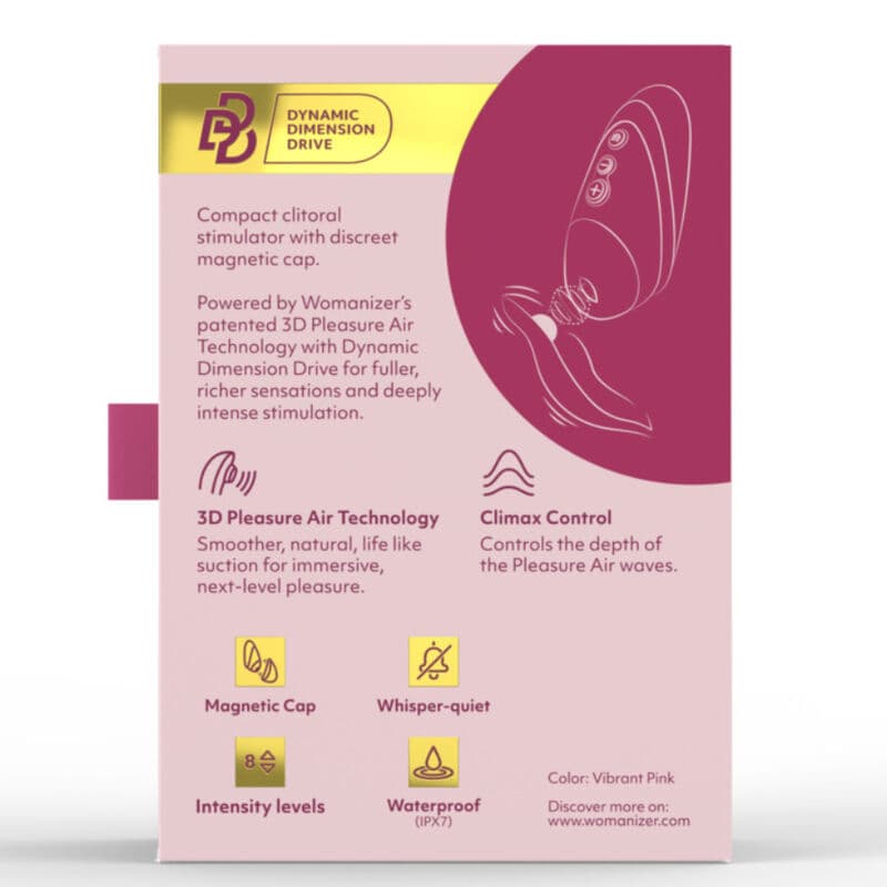 WOMANIZER - NEXT SUCTION CLITORAL STIMULATOR 14 INTENSITY LEVELS BORDEAUX thumb 10