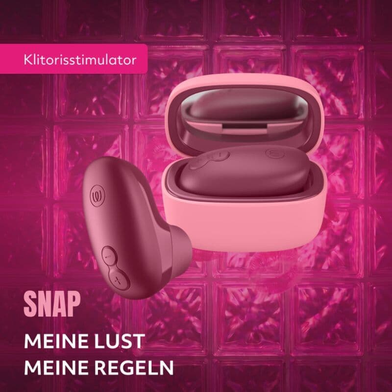 WOMANIZER - SNAP SUCTION CLITORAL STIMULATOR 6 INTENSITY LEVELS CRUSHED BERRY thumb 10