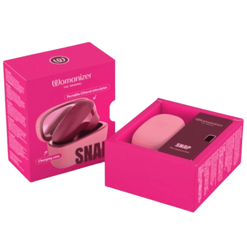 WOMANIZER - SNAP SUCTION CLITORAL STIMULATOR 6 INTENSITY LEVELS CRUSHED BERRY thumb 12