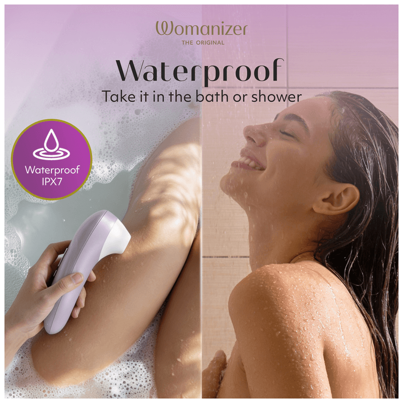 WOMANIZER - PRO SUCTION CLITORAL STIMULATOR 11 INTENSITY LEVELS LILAC thumb 10