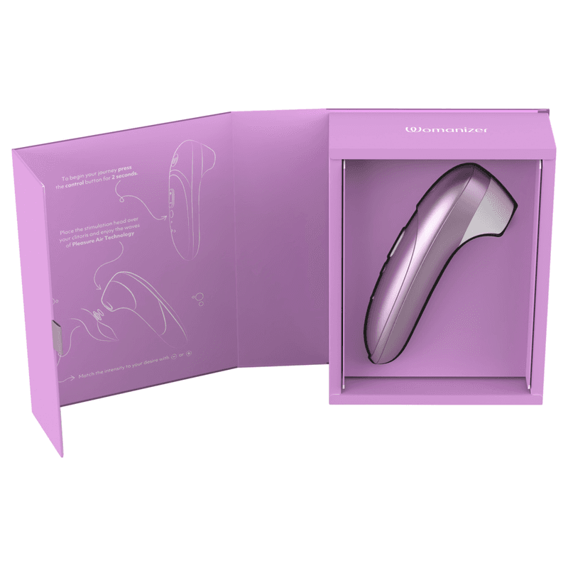 WOMANIZER - PRO SUCTION CLITORAL STIMULATOR 11 INTENSITY LEVELS LILAC thumb 5