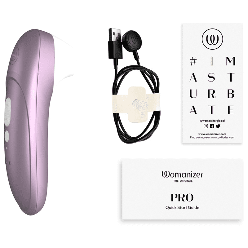 WOMANIZER - PRO SUCTION CLITORAL STIMULATOR 11 INTENSITY LEVELS LILAC thumb 2