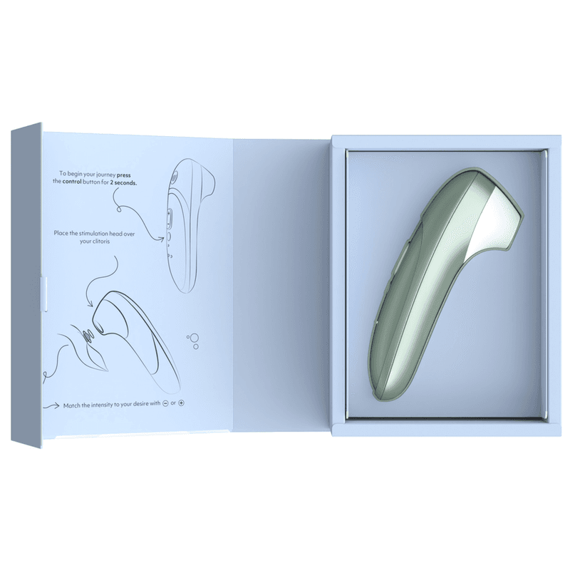 WOMANIZER - PRO SUCTION CLITORAL STIMULATOR 11 INTENSITY LEVELS SAGE GREEN thumb 11