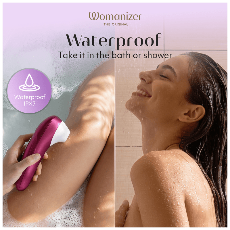 WOMANIZER - PRO SUCTION CLITORAL STIMULATOR 11 INTENSITY LEVELS VIBRANT PINK thumb 15