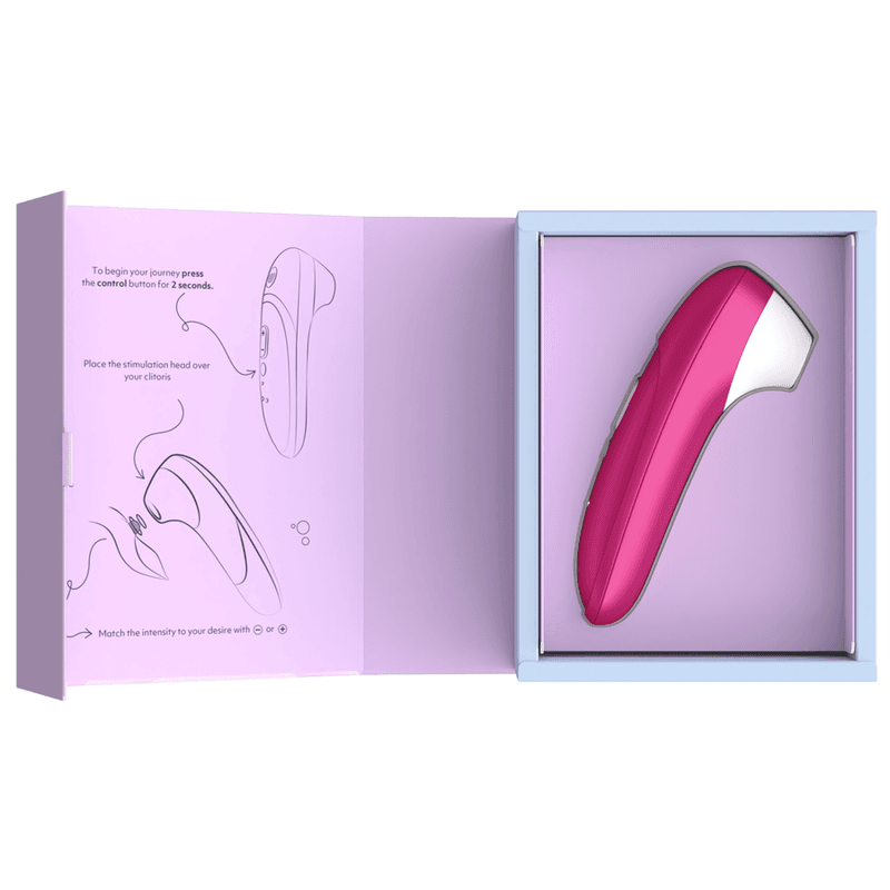 WOMANIZER - PRO SUCTION CLITORAL STIMULATOR 11 INTENSITY LEVELS VIBRANT PINK thumb 8