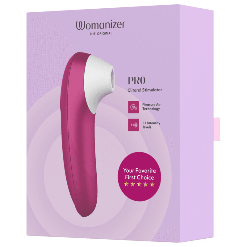 WOMANIZER - PRO SUCTION CLITORAL STIMULATOR 11 INTENSITY LEVELS VIBRANT PINK thumb 10