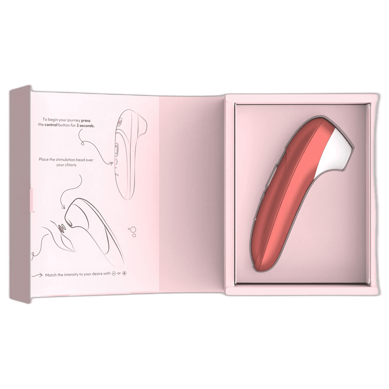 WOMANIZER - PRO SUCTION CLITORAL STIMULATOR 11 INTENSITY LEVELS BORDEAUX RED thumb 11