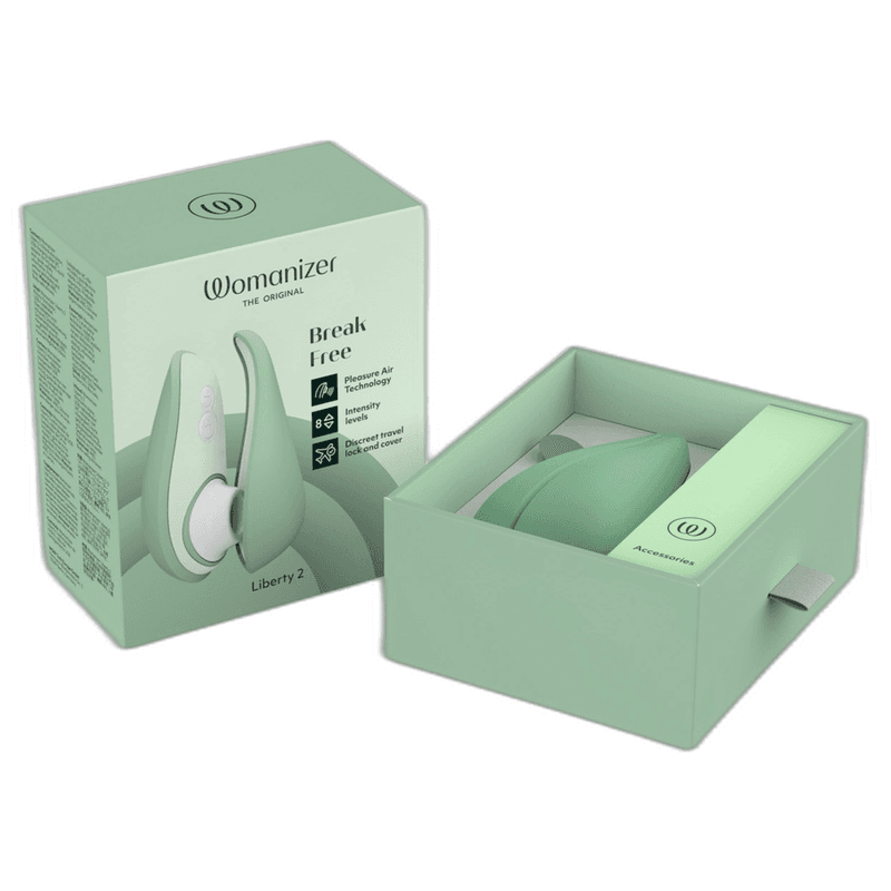 WOMANIZER - LIBERTY 2 CLITORIS STIMULATOR & SUCTION LIGHT GREEN thumb 18