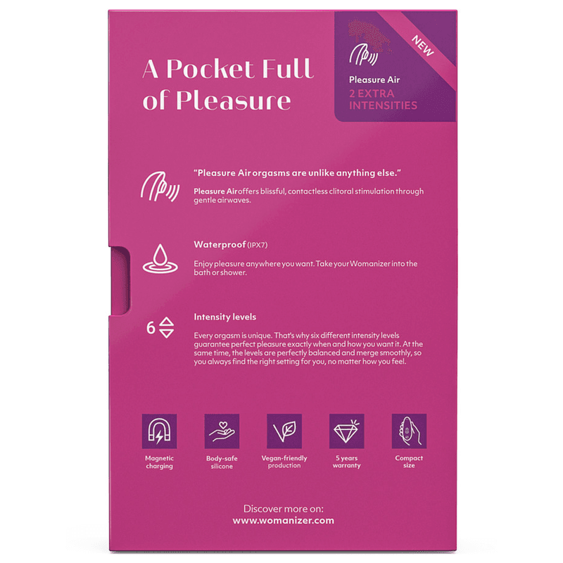 WOMANIZER - STARLET 3 CLITORAL STIMULATOR PINK thumb 8