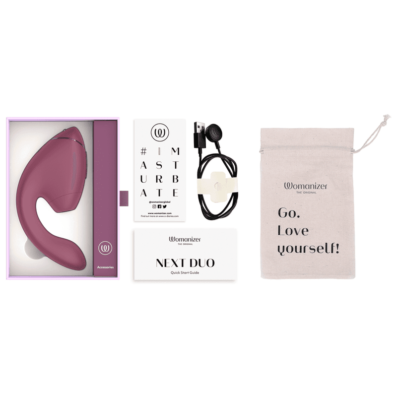 WOMANIZER - DUO NEXT DUAL CLITORAL & G-SPOT STIMULATOR DUSKY PINK thumb 11