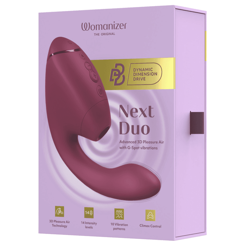 WOMANIZER - DUO NEXT DUAL CLITORAL & G-SPOT STIMULATOR DUSKY PINK thumb 16