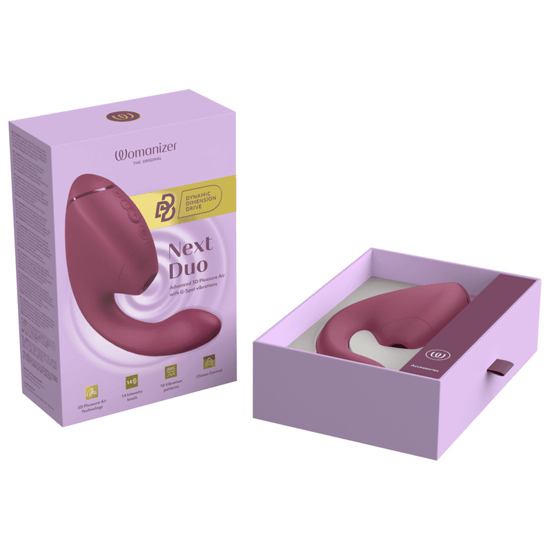 WOMANIZER - DUO NEXT DUAL CLITORAL & G-SPOT STIMULATOR DUSKY PINK thumb 20