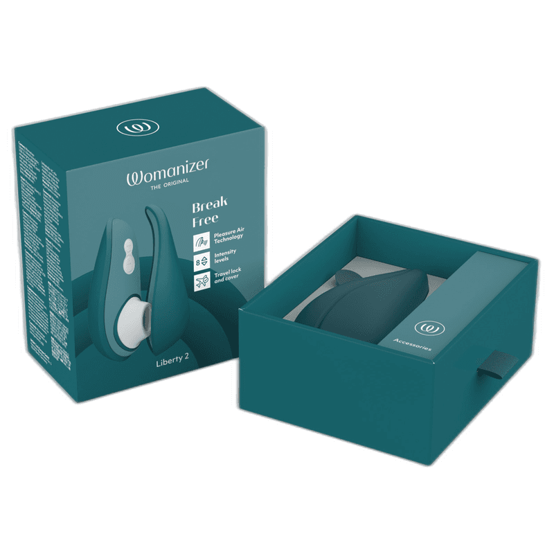 WOMANIZER - LIBERTY 2 CLITORIS STIMULATOR & SUCTION BLUE thumb 16