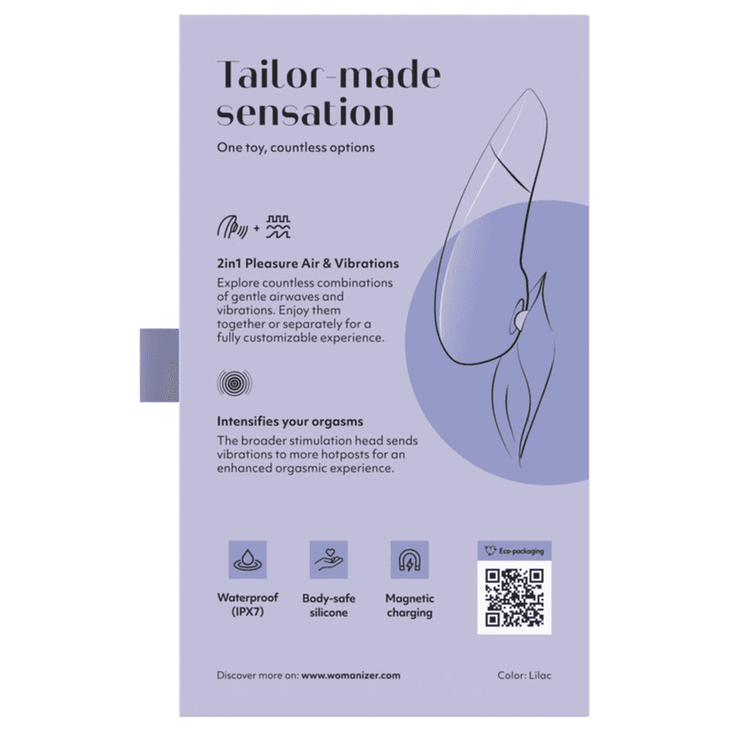 WOMANIZER - ENHANCE CLITORIAL STIMULATOR LILAC thumb 16