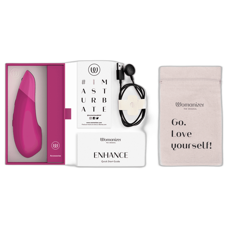 WOMANIZER - ENHANCE CLITORIAL STIMULATOR VIBRANT PINK thumb 6